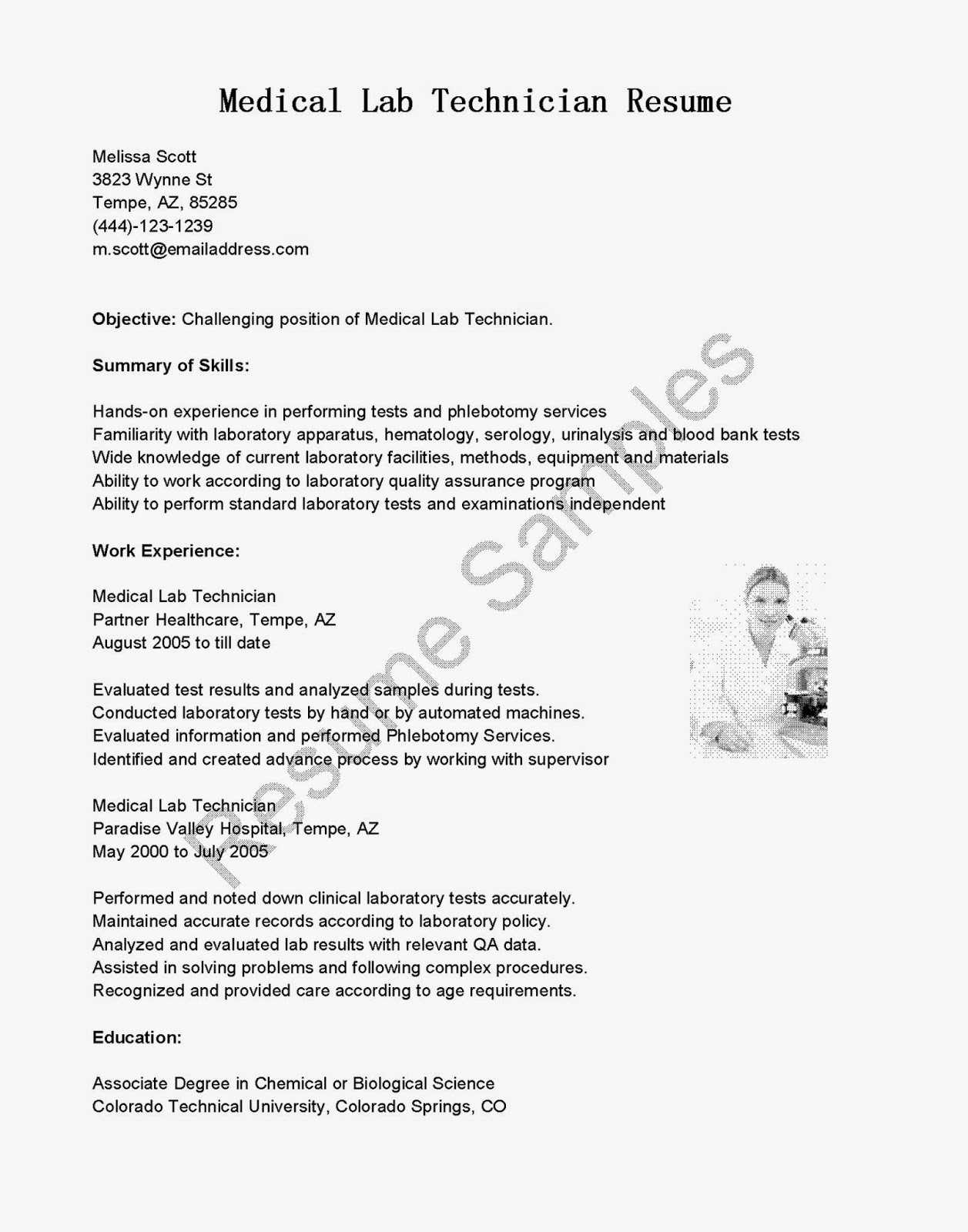 Dialysis biomedical technician resume